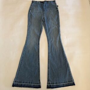 Light Blue High Rise Flare Jeans